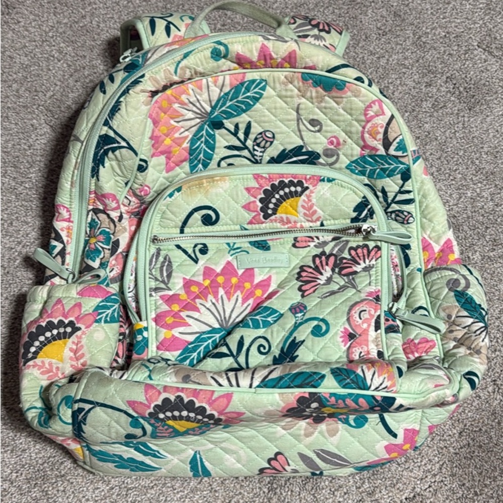 Vera Bradley Floral Quilted Backpack